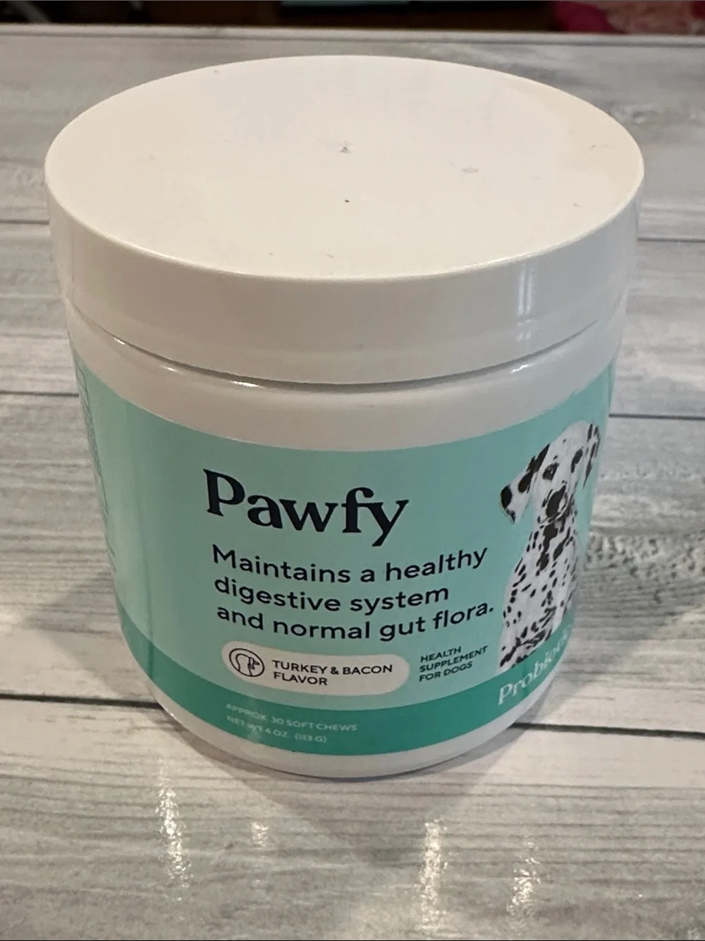 PAWFY Digestive Support Chews for Dogs NWT!